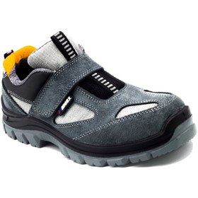 Resim Emex M1020 S1 Süet Cırtlı Çelik Burunlu İş Ayakkabısı 