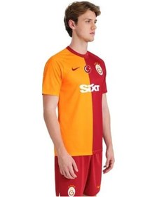 Resim Galatasaray Lisanslı 2023/2024 Parçalı İç Saha Forma Sarı - Kırmızı 
