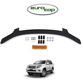 Resim Toyota Uyumlu Land Cruiser Prado Ön Kaput Maskesi Koruma Rüzgarlığı Def 
