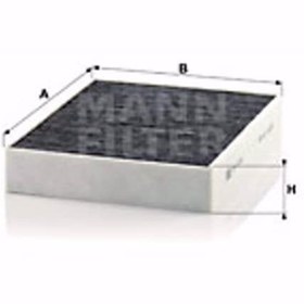 Resim Bmw 3 335 I 2011-2018 Mann Karbonlu Polen Filtresi 