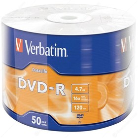 Resim Go İthalat VERBATİM DVD-R 4.7GB 16X 120DK 50Lİ PAKET FİYAT 