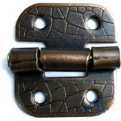 Resim Stoplu Menteşe - 30X33MM, Oksit, 100 Adet 