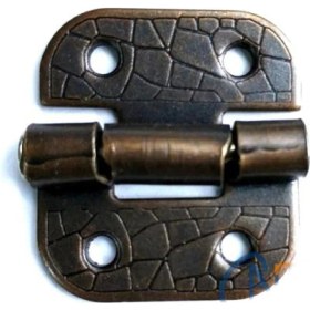 Resim Stoplu Menteşe - 30X33MM, Oksit, 100 Adet 