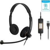 Resim Sennheiser SC 60 USB ML Kablolu Çağrı Merkezi Kulaklığı 