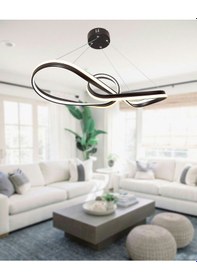 Resim Tt312-Sy Tt Aydınlatma Papyon Modeli Mat Siyah 2 Renk Modüllü Led 