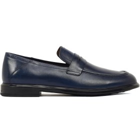 Resim Derimod Erkek Lacivert Deri Casual Loafer 26SFD601318 