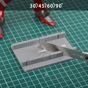 Resim Model Açı Kesme Yardımcısı, 30 Derece, 45 Derece, 60 Derece, 90 Derece Kesebilir 