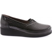 Resim Dgn 157-23y Kadin Lastik Detayli Comfort Ayakkabi 157-692-R8973 Siyah 