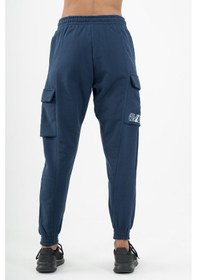 Resim Maraton Sportswear Comfort Kadın Dönüşlü Paça Basic Navy Eşofman Altı 22974-navy Lacivert 