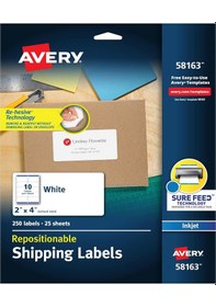 Resim Avery Mürekkep Püskürtmeli Yazıcılar Için Yeniden Konumlandırılab Diğer 