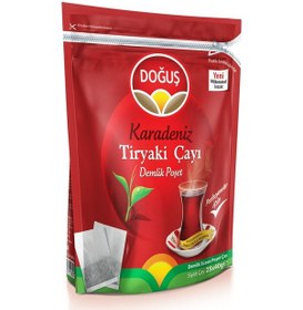 Resim Doğuş Karadeniz Tiryaki Siyah Süzen Demlik Poşet Çay 25 x 40 G 