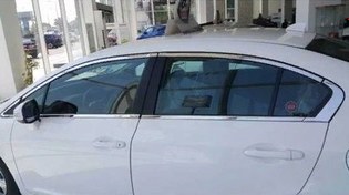 Resim Honda Civic Fb7 2012-2015 Cam Çıtası Nikelaj Tam Tur 