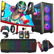 Resim Turbox TX5415 I5 6400 16GB Ram 512GB SSD 4gb Ekran Kartı 23.6 Inç 100Hz Curved Oyuncu Masaüstü Bilgisayarı 