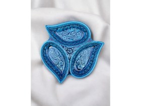 Resim Seramik Kahvaltılık Setleri, 3'lü ve 6'lı, Kabartma Desenli, 2 Renk Seçeneği 