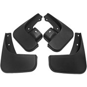 Resim Suzuki Jimny 2005-2018 İçin 4 Adet / Takım Araba Oto Yumuşak Plastik Sıçrama Flapları Çamurluk Koruması 