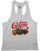 Resim BLUU Chopper Fitness Gym Tank Top Sporcu Atleti 