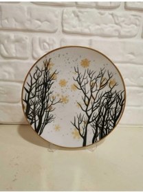 Resim Fermato 6 Kişilik Porselen Pasta Tabağı Seti Giallo Serisi Çok Renkli 