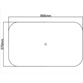 Resim MOTİFPİYER Motifpiyer Lamba Tavan Göbeği-52-dikdörtgen-oval-56x96cm-2adet 