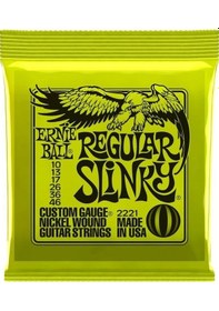 Resim Ernie Ball 10-46 Regular Slinky Nikel Elektro Gitar Teli P02221 