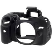 Resim Easycover Canon 100D Silikon Kılıf Ecc100Db (Siyah) 