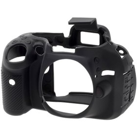 Resim Easycover Canon 100D Silikon Kılıf Ecc100Db (Siyah) 