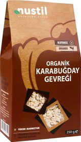 Resim Nustil glutensiz ve organik karabuğday gevreği 250 gr 