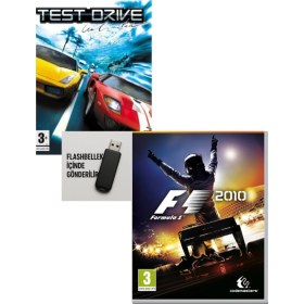 Resim F1 2010 ve Test Drive Pc Oyunu | 2’si Bir Arada Flash Bellek Ile Gönderim | Windows Uyumlu 