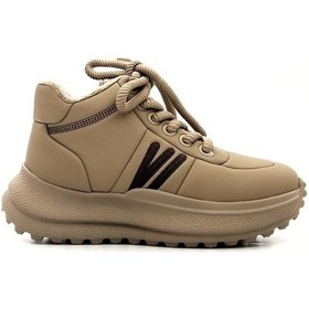 Resim Guja 24k317-4 Kadın Hakiki Deri Boyunlu Kalın Taban Spor Ayakkabı 001 