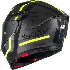 Resim Suomy Track-1 Kask Nınety Seven Gun Metal-Yellow 