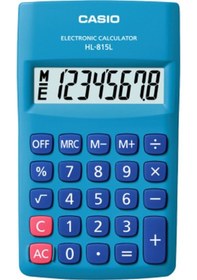 Resim Casio HL-815L-BU Cep Tipi 8 Hane Hesap Makinesi 