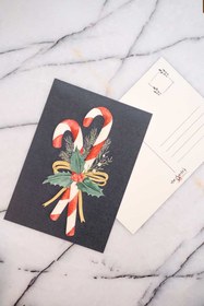 Resim Yılbaşı Kartpostalları II - Tekli Kartpostal Peppermint 