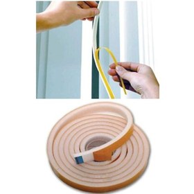 Resim 9 Metre Pencere Izolasyon Bandı Yapışkanlı Cam Yalıtım Süngeri Rüzgar Soğuk Kesici 