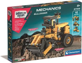 Resim Clementoni Mekanik Laboratuvarı - Buldozer Lisanslı Orijinal Ürün 