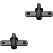 Resim RelicRealm 2pcs Far Su Sprey Nozul Yıkama Jet Konnektörü 85381-53080 Subaru Legacy Outback Forester (Yurt Dışından) 