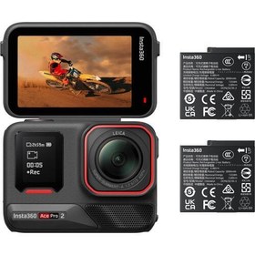 Resim Insta360 Ace Pro 2 Aksiyon Kamerası Çift Bataryalı Paket 