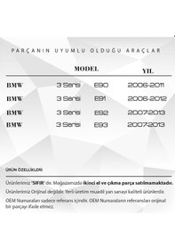 Resim BMW 3 Serisi için Klima Havalandırma Gril Panel Düğmesi 