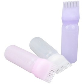 Resim Maiyame 3 Adet Ölçülü Saç Boyama Uygulama Flakonu - Tırnaklı Kök Taraklı Saç Bakımı Aleti Wt23041204 