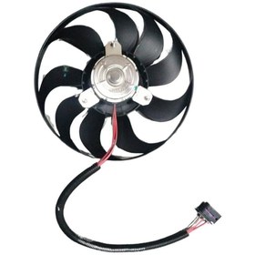Resim Volkswagen Golf 4 Bora Audi A3 1.6 16V AKL BCB 1998 Sonrası Fan Motoru Davlumbazsız 290 Mm 3 Fiş 9 Kanat 