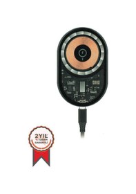 Resim Torima W13 Kablosuz Araç İçi Telefon Tutucu Ve Telefon Şarj Cihazı Siyah 