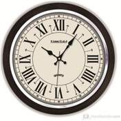 Resim Time Gold Salon Ofis Duvar Saati Plastik 46 Cm (149174993) Altın 