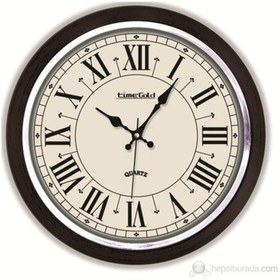 Resim Time Gold Salon Ofis Duvar Saati Plastik 46 Cm (149174993) Altın 