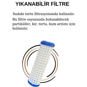 Resim Sulook Su Arıtma Yıkanabilir Tortu Kum Pislik Tutucu 10" Filtre 