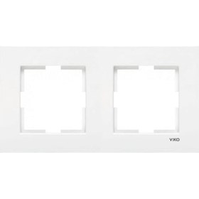 Resim Viko Karre 2 Li Çerçeve - Beyaz - Kutu Fiyati / 10 Adet 