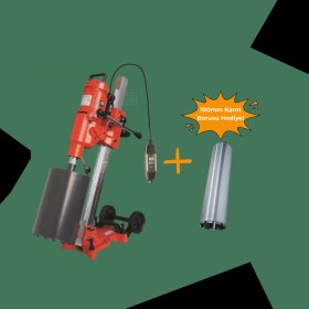 Resim CATPOWER 9350 Karot Makinası Elektronik Açılı Sehpalı 