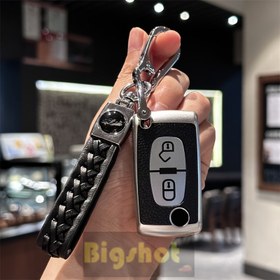 Resim TPU Car Key FOB Case Cover for Peugeot 207, 307, 308, 407, 408, 3008, 5008, Citroen C2, C3, C4, C5, C6, C8 - TPU Material 