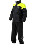 Resim Forte Gt 1134 Pvc Reflektörlü Yağmurluk Alt-üst Takım Siyah Sarı 