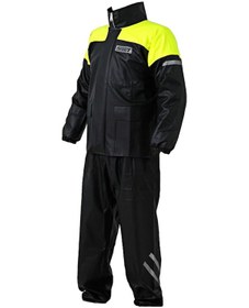 Resim Forte Gt 1134 Pvc Reflektörlü Yağmurluk Alt-üst Takım Siyah Sarı 