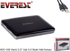 Resim Harici 2.5` Usb 2.0 Siyah Hdd Kutusu Hdc-242 Everest