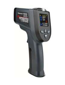 Resim Willowhaven Km-k550het Dijital Pirometre K Tipi Termokupl Kızılötesi Termometre Renkli Ekran Nem Ölçer Ncv 