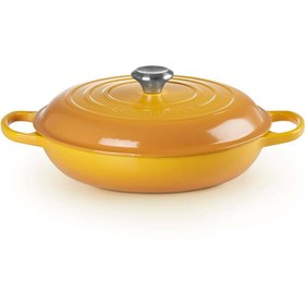 Resim Le Creuset Emaye Döküm Nektar Yuvarlak Güveç, 30cm 